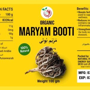 Organic Maryam booti